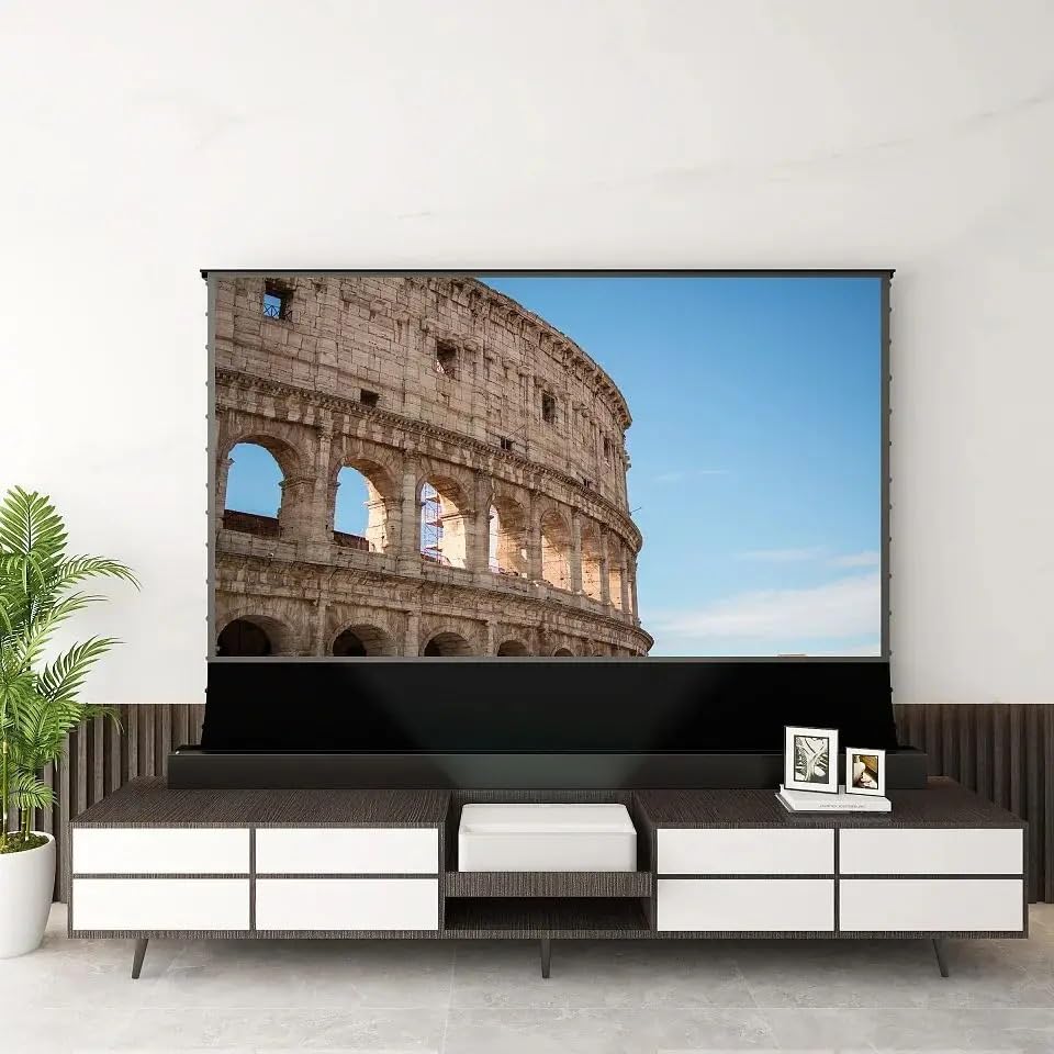 150インチ プロジェクタースクリーン Amazon | スタンド付き屋外プロジェクタースクリーン:LEORFI 150