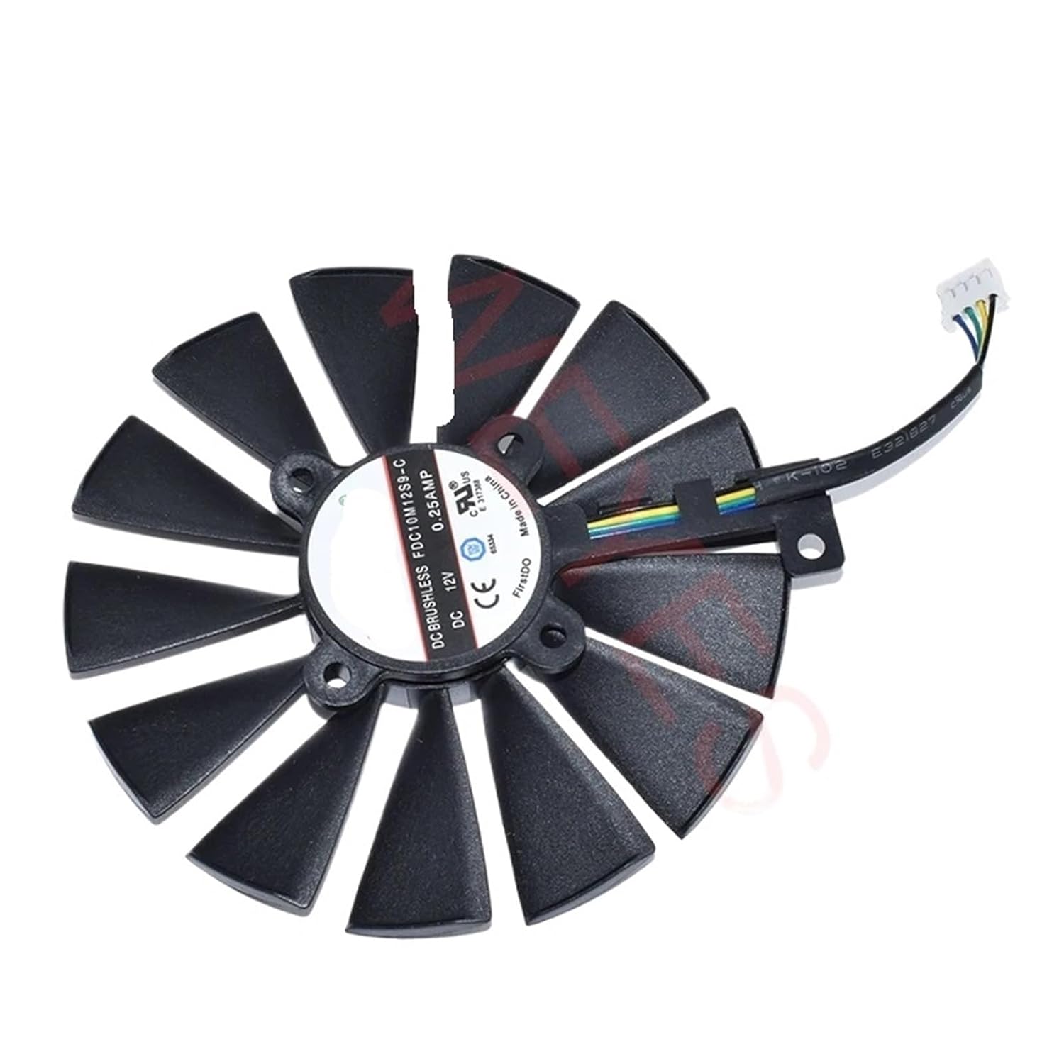 for FirstD BRUSHLESS FDC10M12S9-C Single & Double DC 12V 0.25A Cooling Fan(1_NO RGB)