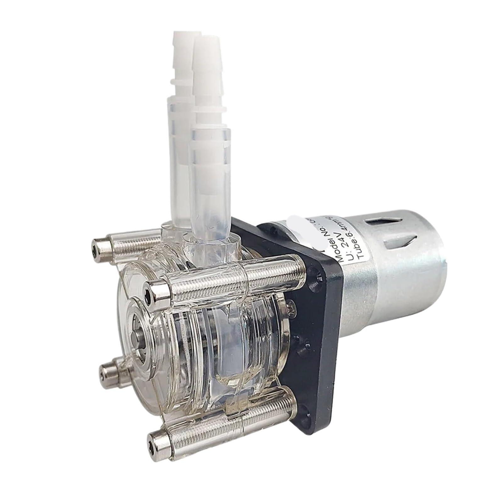 Diaphragm Pump, Peristaltic Pump DC 12V/24V 500ml/min Metering Vacuum Water Tank Laboratory Analysis(24V)