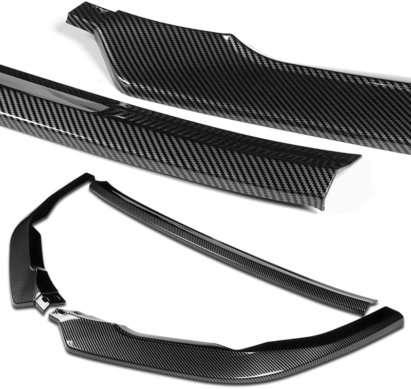 DriftX Performance, Front Bumper Spoiler Splitter Lip fit for Compatible with 2022-2025 Subaru WRX ST-Style Front Bumper Spoiler Splitter Lip (Carbon Look)