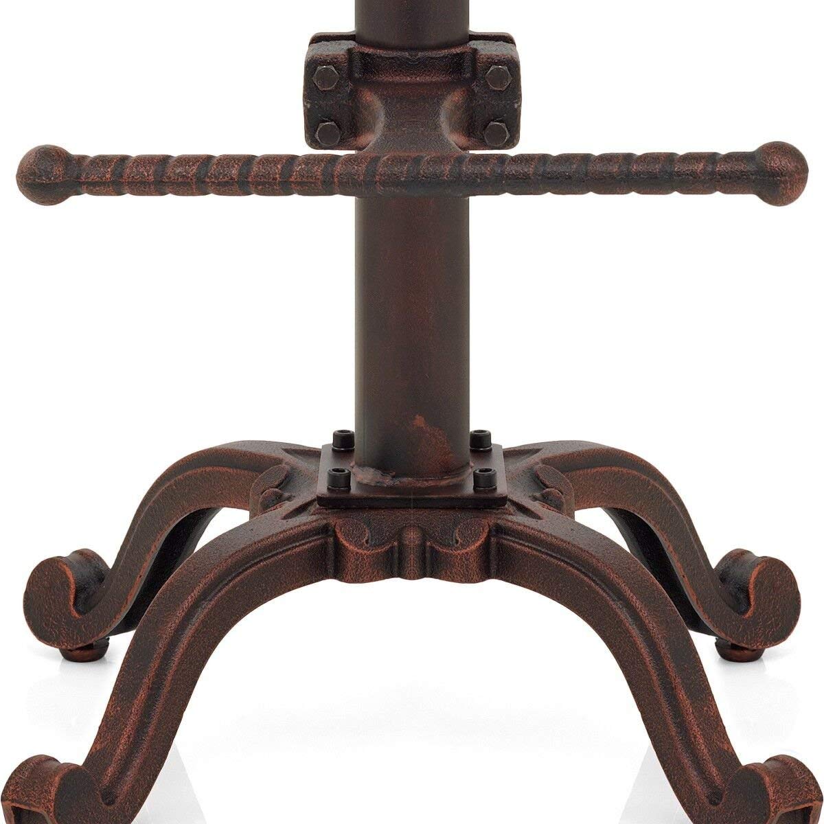 Amazon｜工業用バースツール 回転トラクターシートバー 高さ調節可能