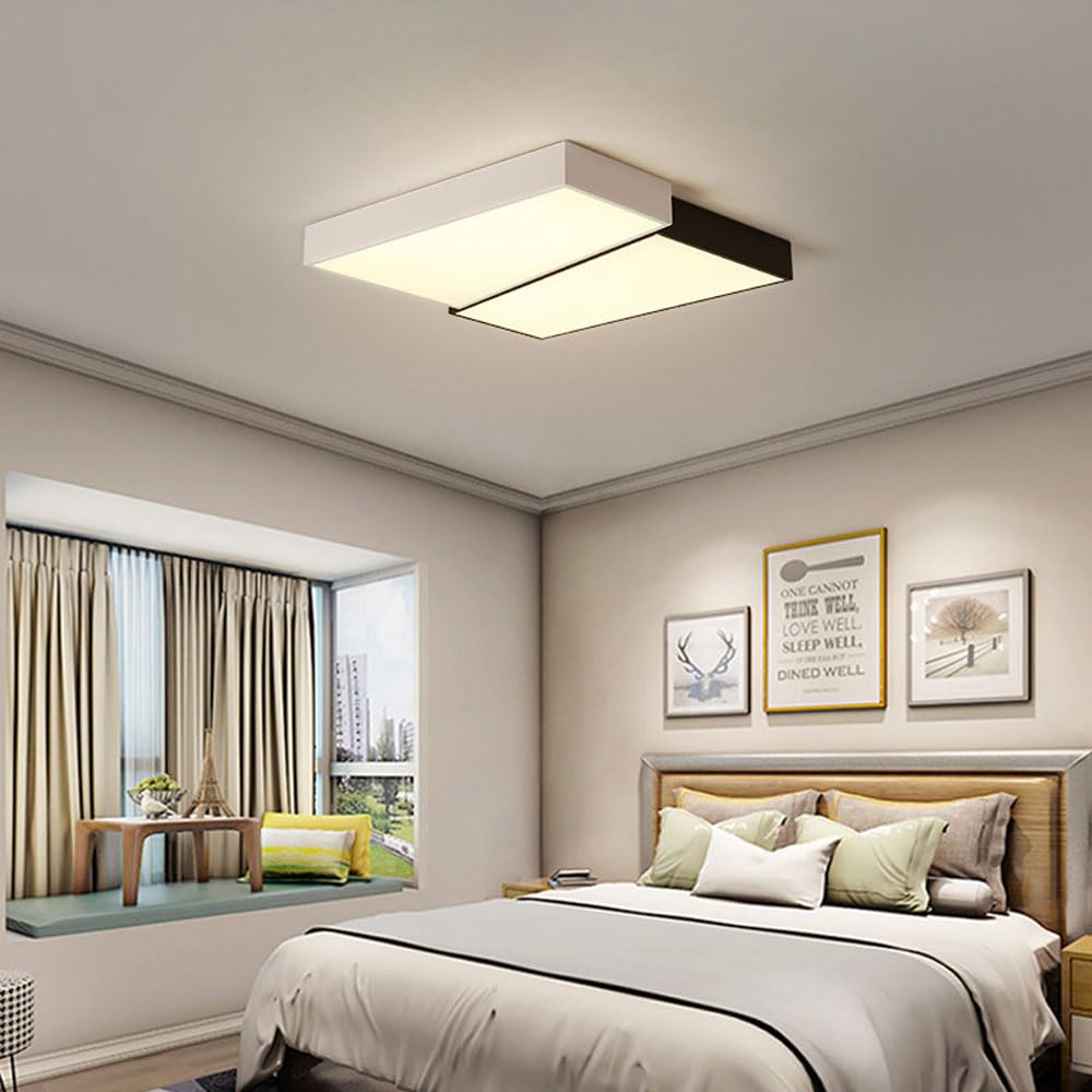 Lampy wiszące do przedpokoju LED ściemnialna czerń biała współczesny montaż podtynkowy niskoprofilowa lampa sufitowa do łazienki do kuchni salonu