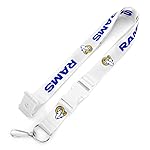 NFL Los Angeles Rams Team Lanyard, White