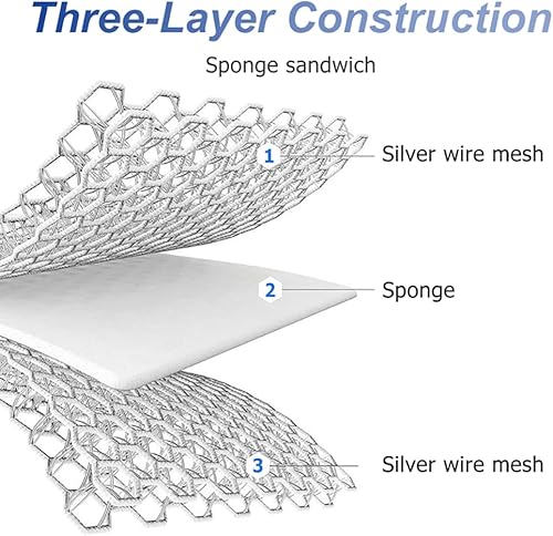 Miniatura 4 de Paño de alambre de doble cara sin arañazos, trapos multiusos para lavar platos de alambre húmedo y seco, no rayan, almohadillas de metal