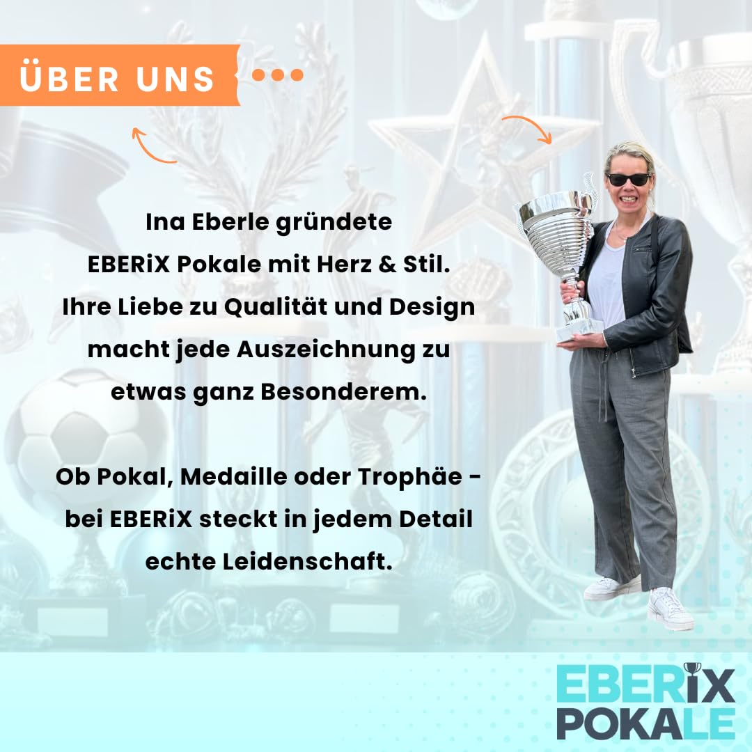 eberix Trophée de kart automobile avec gravure au choix – Trophée de kart Racing – Coupe de vainqueur pour les courses et les compétitions de sport automobile – Personnalisable