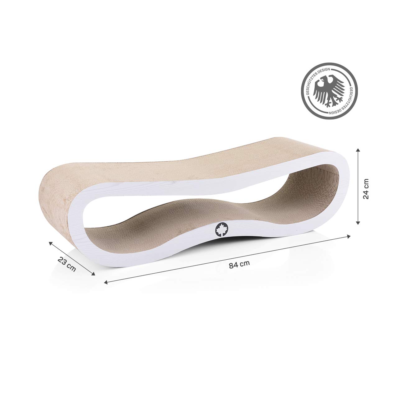 CanadianCat Company ® | MEGA PACK SAVE XXL | Orbit en satelliet 2.0 Set | natuur | met kattenkruid | Quality karton | ca. 76 x 24 x 15 cm en ca. 84 x 24 x 23 cm