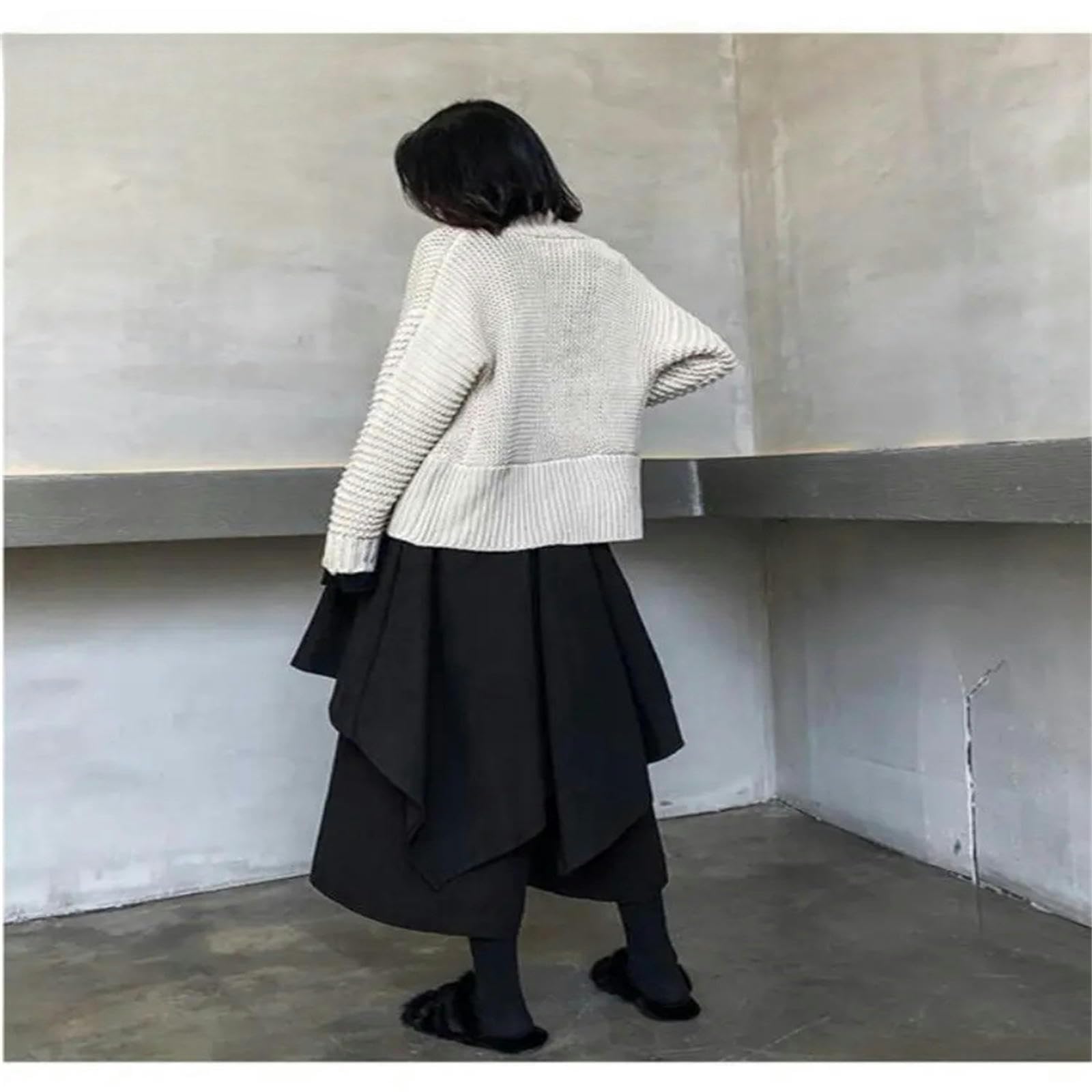 Spódnica damska Culottes wiosna lato styl modna spódnica styl uliczny nieregularne szerokie nogawki Culottes