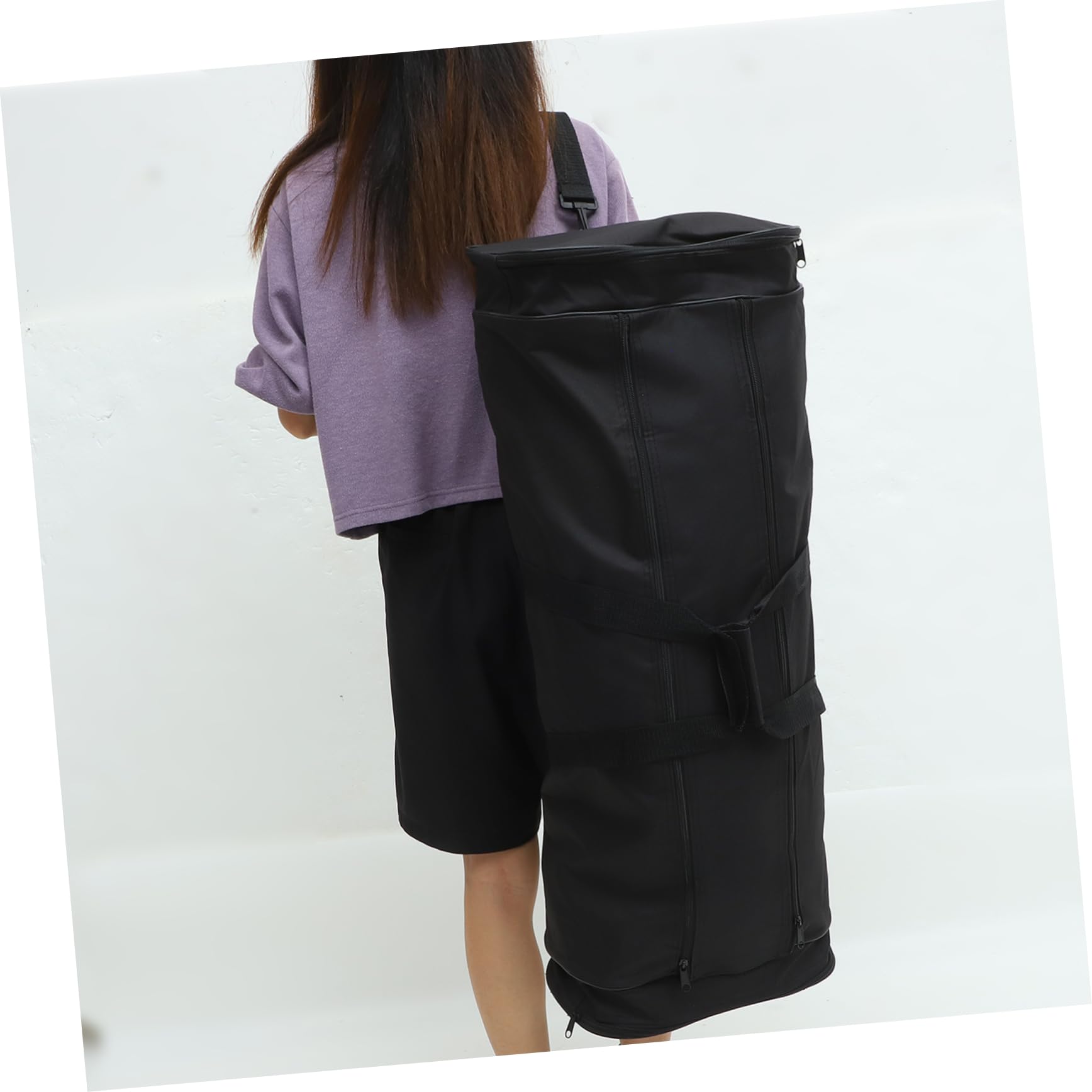 Borsa per Telescopio in Nylon Nero, Custodia Protettiva Portatile per Uso Outdoor, Trasporto a Mano e Design Semplice