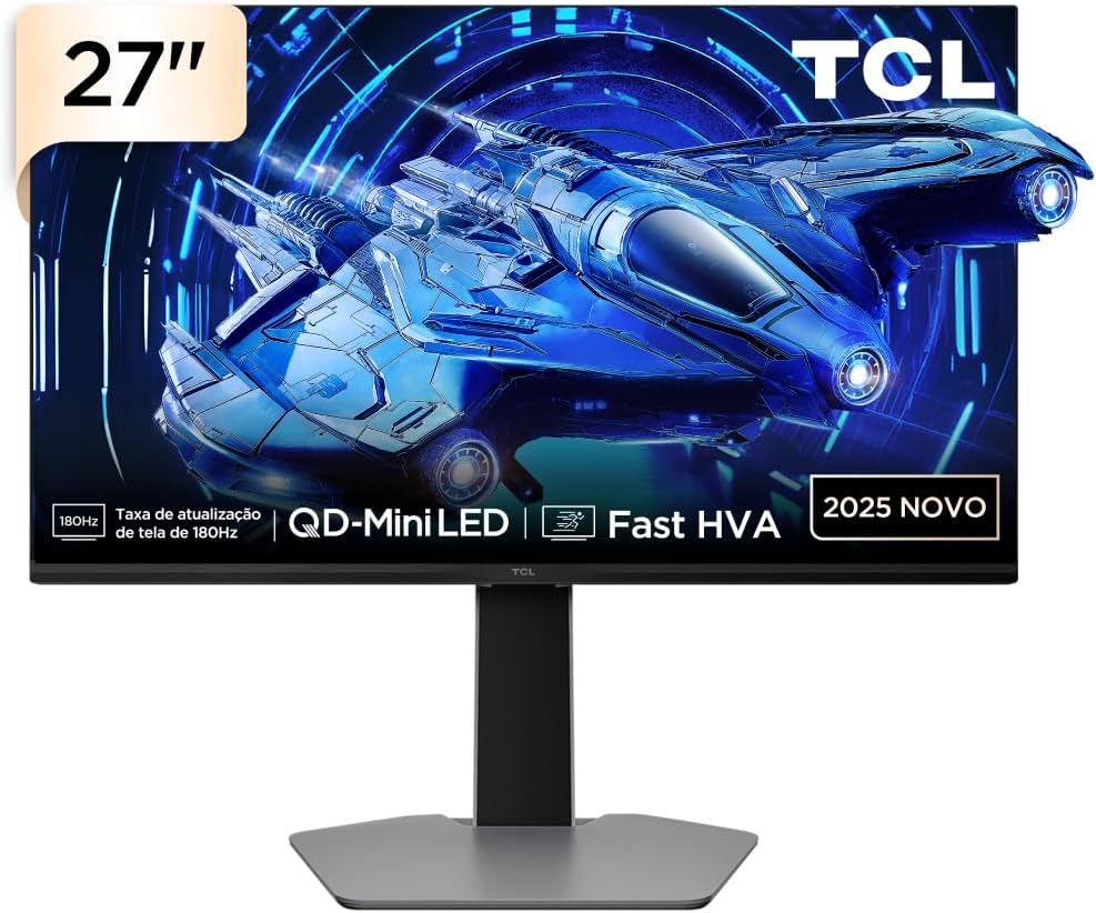 27G64 TCL MONITOR GAMER QHD 16:9 27" QD Mini LED,180...
