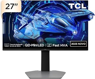 Monitor Gamer TCL 27 Polegadas QLED Mini LED QHD G64 180Hz 1ms (GtG) Freesync HDR 600 nits 27G64