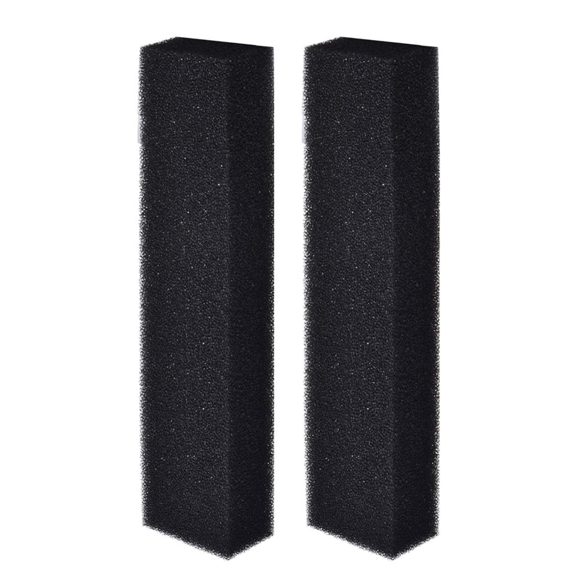 JIH Bio Sponge Filter Media Pad Foam Sponges,Cut-to-Size Foam 16.5"x3.5"x2" 2Pcs