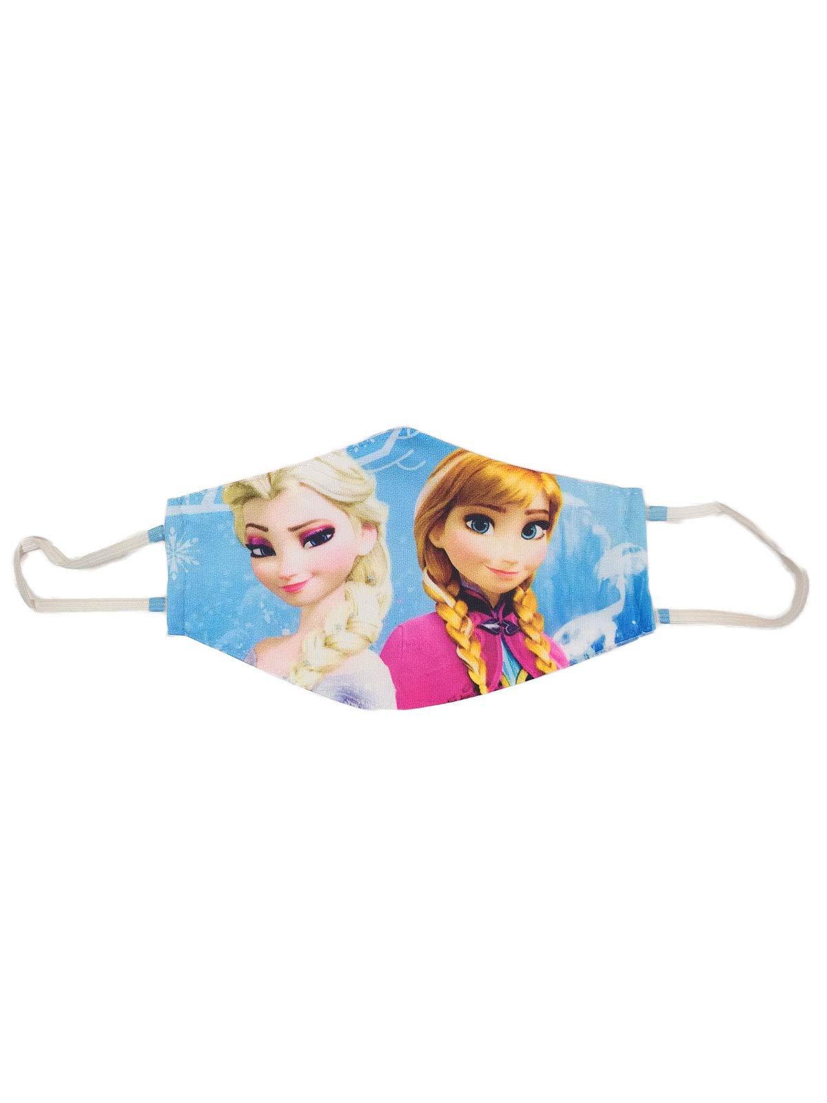 BookMyCostume Princesses & Anna Cotton Kids Mask for Girls - Premium 2-10 yrs