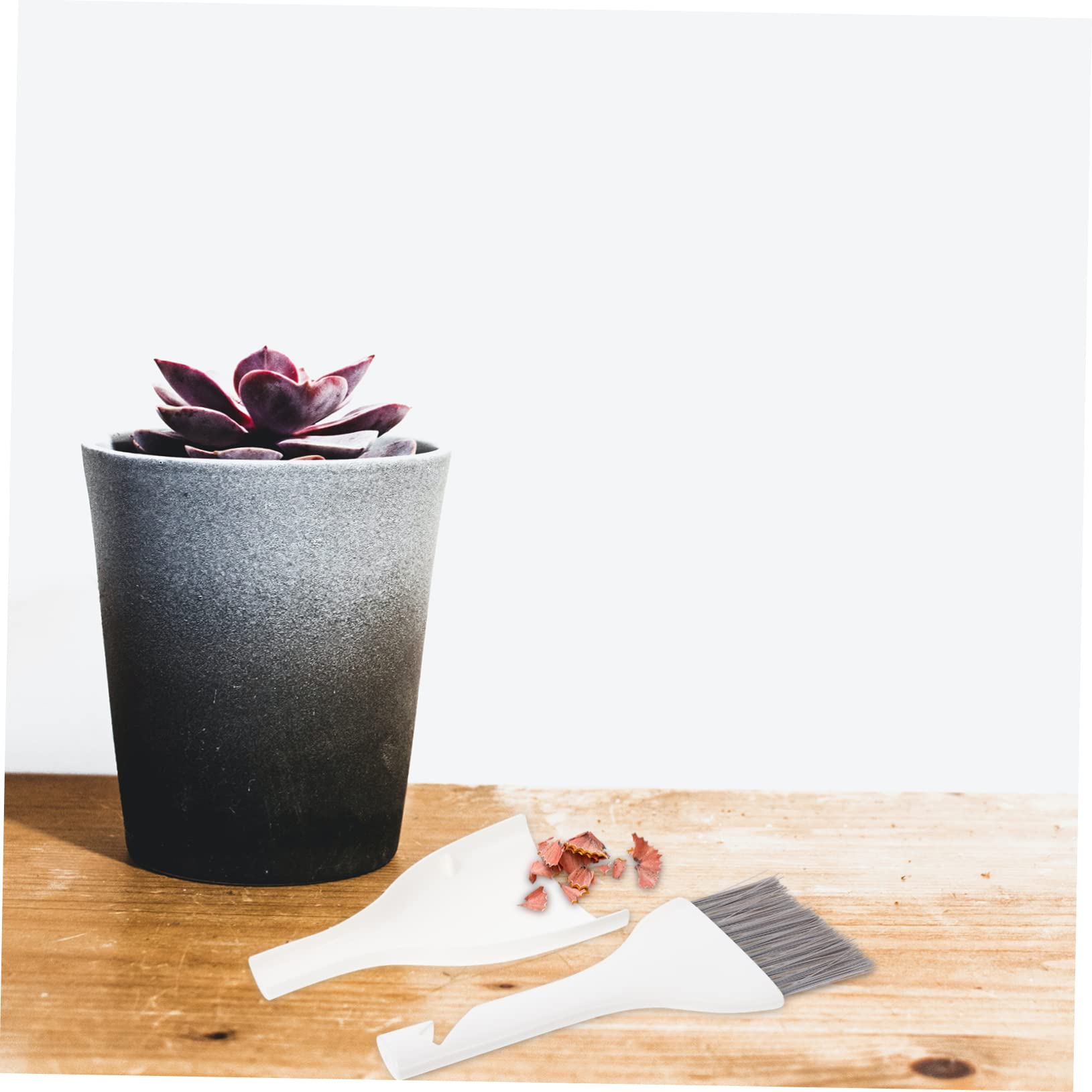 FOMIYES 3 Sets Desktop Cleaning Trash Pet Cleaning Tool Mini Garbage Container Cleaning Dustpan Table Cleaning Brush Pet Cleaning Brush Mini Dust Broom Desktop Cleaning Supplies Mini Broom