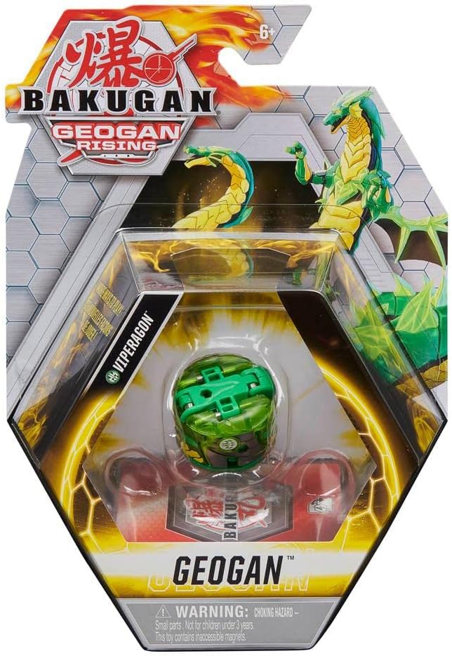 - Geogan, Viperagon, Geogan Rising Collectible Action Figure and Trading Cards, Kids Toys for Boys