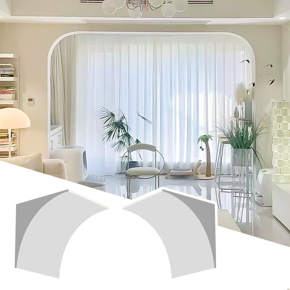 Arco de espuma for puerta premoldeado para eliminar esquinas rectificadas