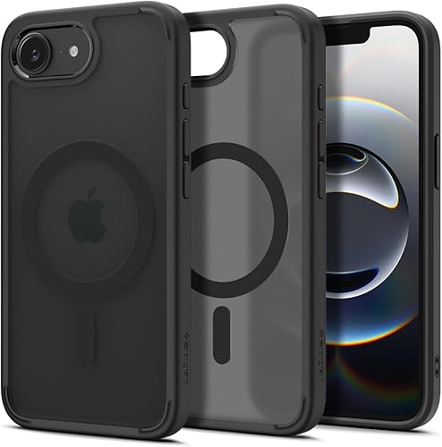 Vista 45 de Spigen Funda para iPhone 13 Mini, ultra híbrida MagFit [antiamarilleo] [compatible con Magsafe] - Transparente