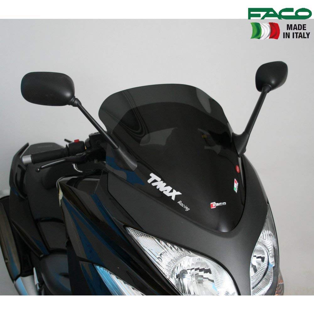 CUPOLINO PARABREZZA RACING CORTO FUME' FACO T-MAX 2008 / '11