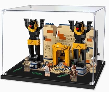 Acrylic Display Case for Lego Escape from The Tomb 77013 Building Set Dustproof Display Box & Showcase,, Display Box Compatible with Lego 77013 -Only Display case 2mm
