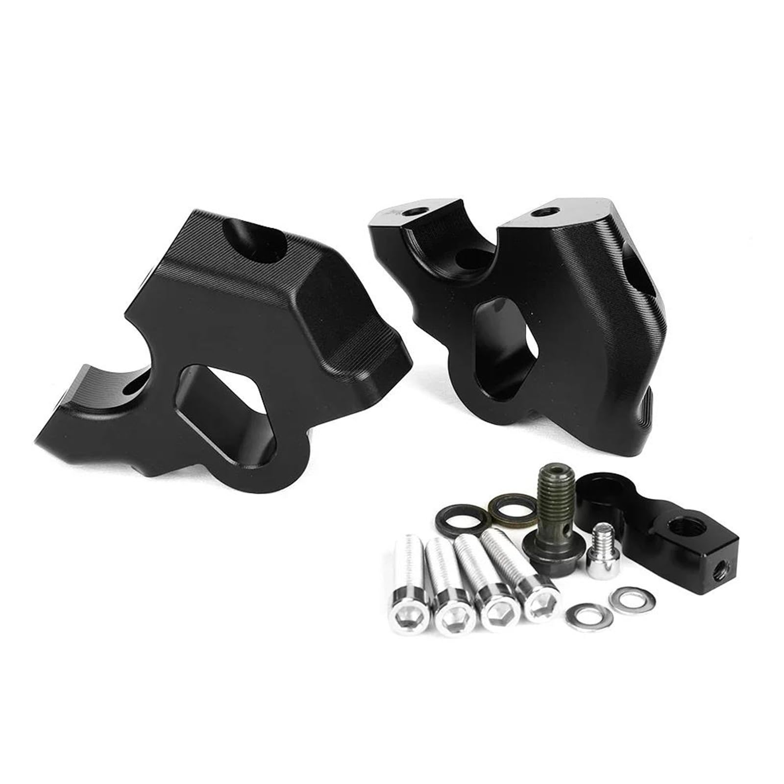 Adaptador de extensión para BMW R1300GS abrazadera de manillar plata 7