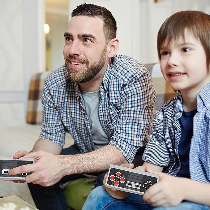 Retro Game Console, Wireless Retro Gaming System, Built-in 620 Classic Video Games,... - Image 5