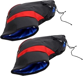 ERINGOGO 2 Pares De Capa Para Guidão Elétrico Mtb Luvas Aquecedoras Elétricas Para Guidão De Motocicleta Luva Para Guidão De Motocicleta De Inverno Punho Luvas De Mão À Prova De