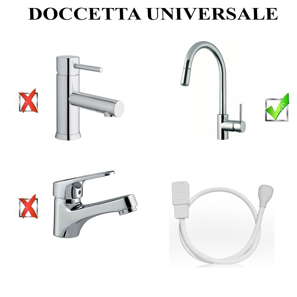 Altéax Lavatesta Portatile Per Parrucchieri Quadrato con Doccetta per Lavandino Universale – Design Ergonomico è Utilizzato Come Lavatesta per Disabili - Lavatesta Parrucchiera Professionali