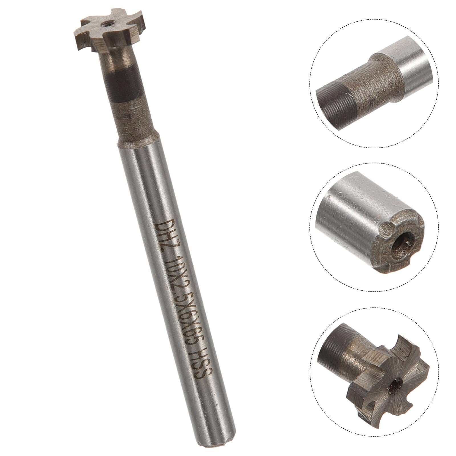 Fraise à Rainure T Acier Rapide Haute Dureté Résistant à Usure Outil de Fraisage Cnc pour Acier Inoxydable et Adapté à Aérospatial et Automobile
