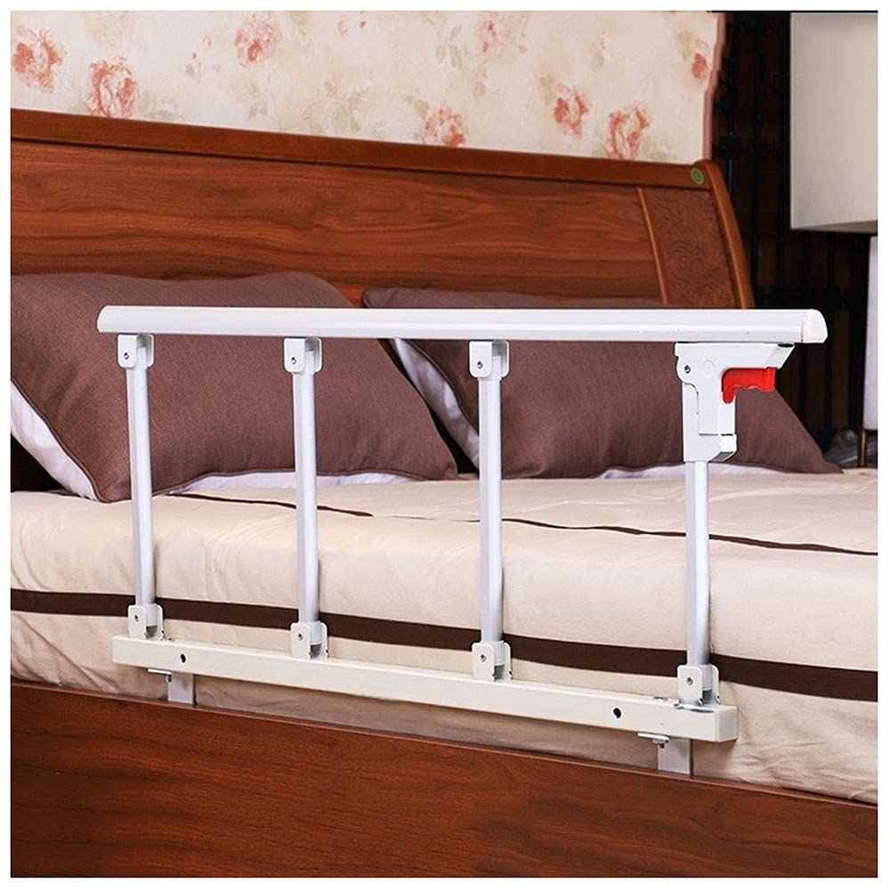 Sponda Letto Anti Caduta Paracolpi, Anziani Sicurezza Sponde del Letto, Acciaio Inossidabile Collassabile Cura della Casa Parapetto del Letto per Disabili, Anziani, Adulti