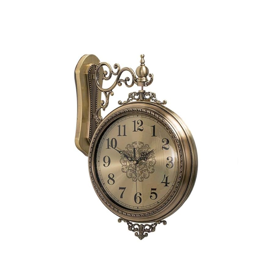 Amazon.com: zxb-shop Table Clocks Double-Sided Wall Clock