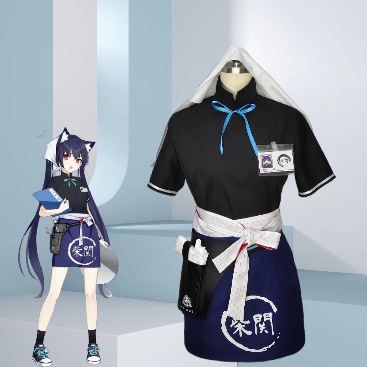 Amazon.co.jp: ブルーアーカイブ ブルアカ黒見セリカコスプレ衣装 ＋