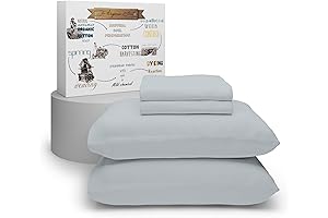 Purity Home 100% Organic Cotton XL Twin Sheets