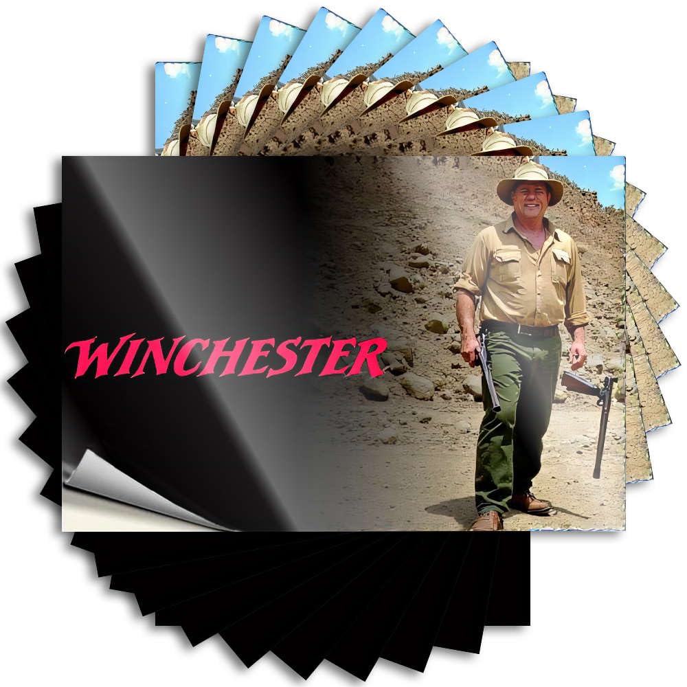 Winchester Rifle Man Boys Cool - Saying Helmet Waterproof Decal(12X18CM)