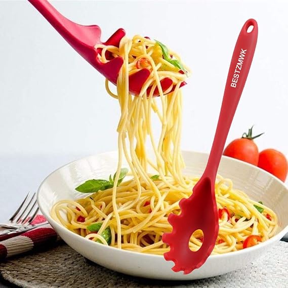 Kitchen Utensil Set - 11 Piece Cookware - Colorful Silicone Utensils - Non-Stick Cookware with Spatula - Color Best Kitchen Tools Kitchen Gadgets Multi