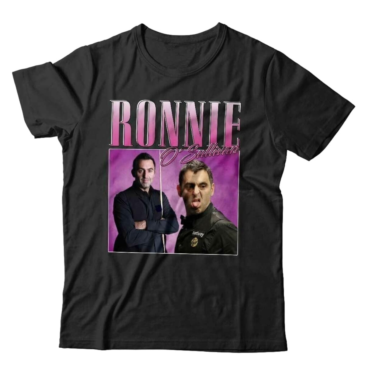 KSWYAAK Ronnie O'sullivan Appreciation Tshirt Unisex Homage Throwback Snooker FunnyBlack3XL