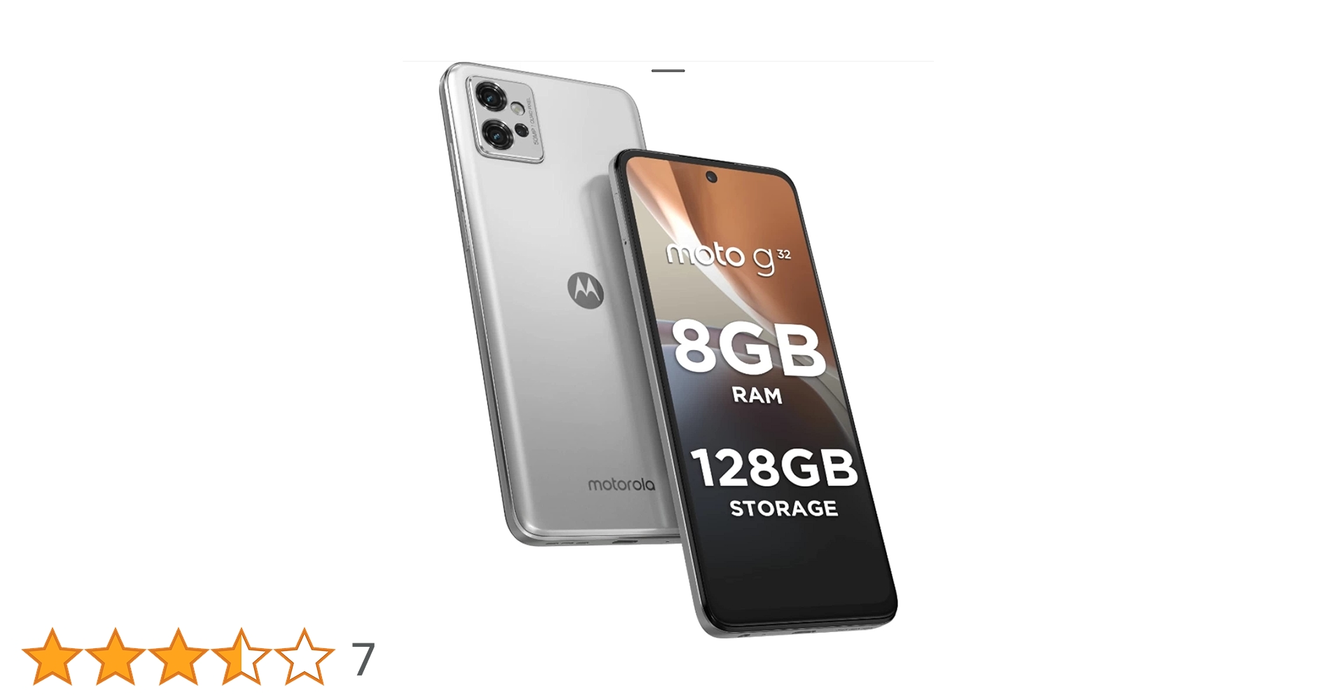 お値下げ交渉OK【moto g32 128GB サテンシルバー】SIMフリー版 Refurbished) Motorola G32 (Satin Silver, 8GB RAM, 128GB Storage