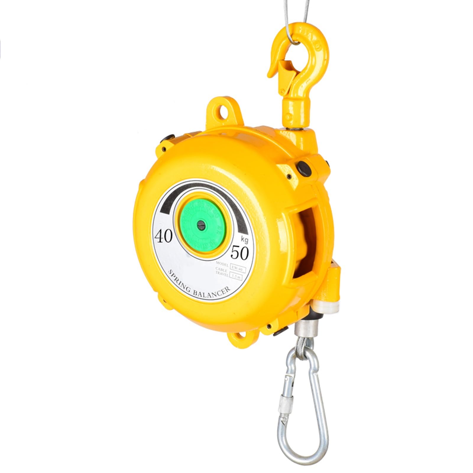 WEKONUMEX Retractable Spring Balancer, Retractable Spring Balancer Multiple Weight Capacities For Hanging Tools In Workshops(40-50kg)