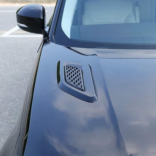 Miniatura 4 de CHEYA Para Discovery Sport,Land Rover Discovery 45,Freelander 2,Range Rover evoque Accesorios de Coche Decoración Exterior ABS Negro Brillante Motor