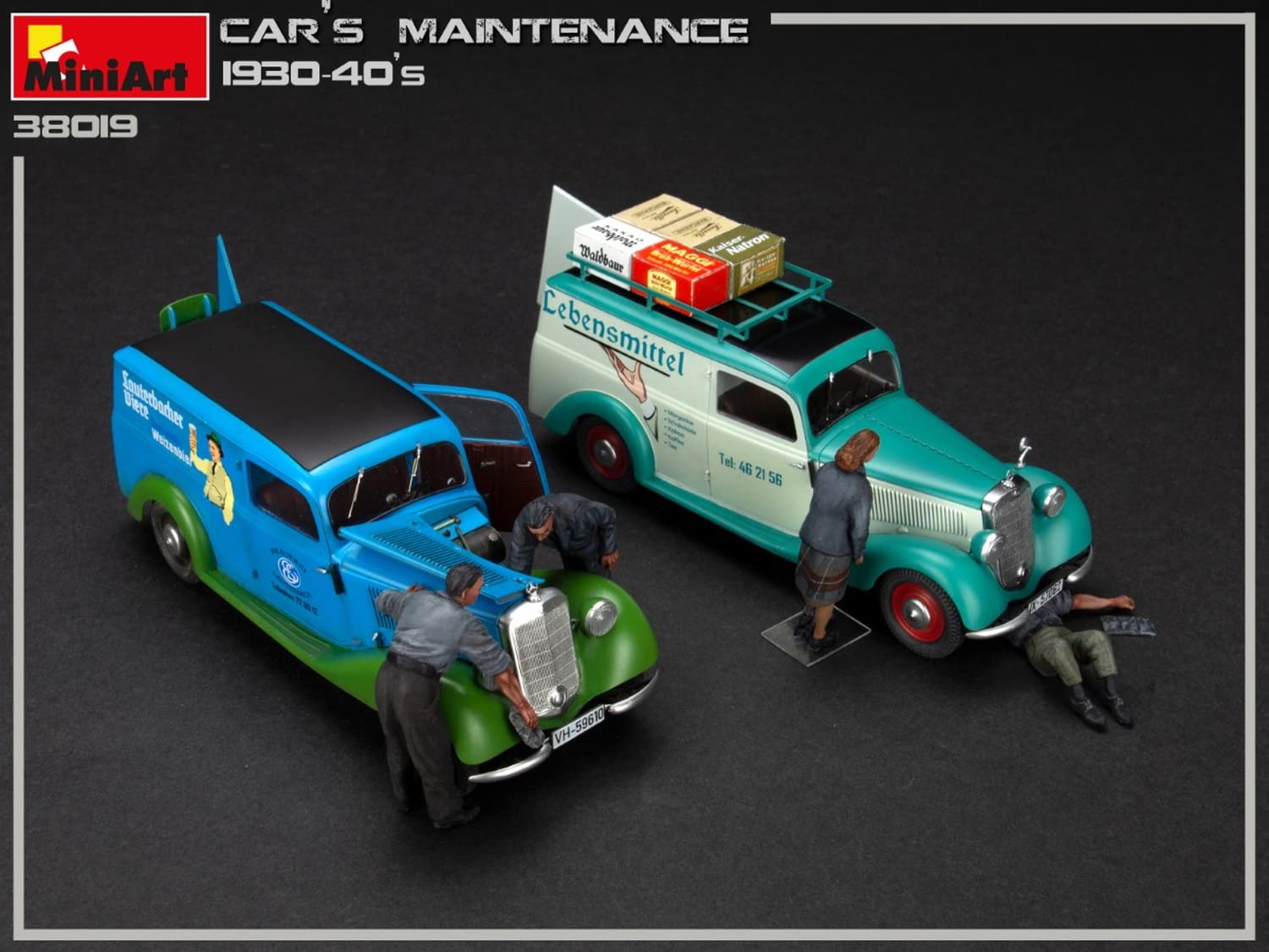Amazon | ミニアート(Miniart) 1/35 カー メンテナンス1930-1940年代