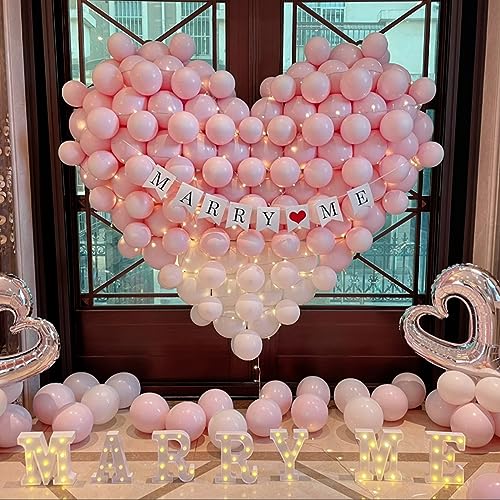 Image of Pastel Pink Balloons 12 Inch 100 Pack light Pink Latex Balloons Baby Pink Party Balloons Round Helium Balloons for Girls Womens Birthday Wedding Anniversary Baby Shower Decorations