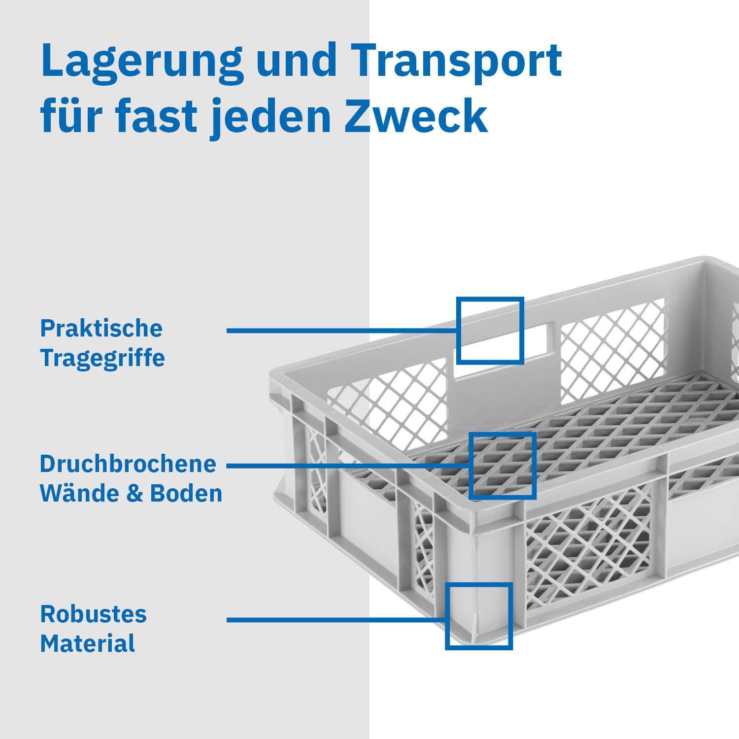 DIE BOX FABRIK Gläserkiste 600x400x240mm mit Einsatz für verschiedene Einsatzzwecke, Gläserkasten, Gläserkorb (24 Gläser 6x4)