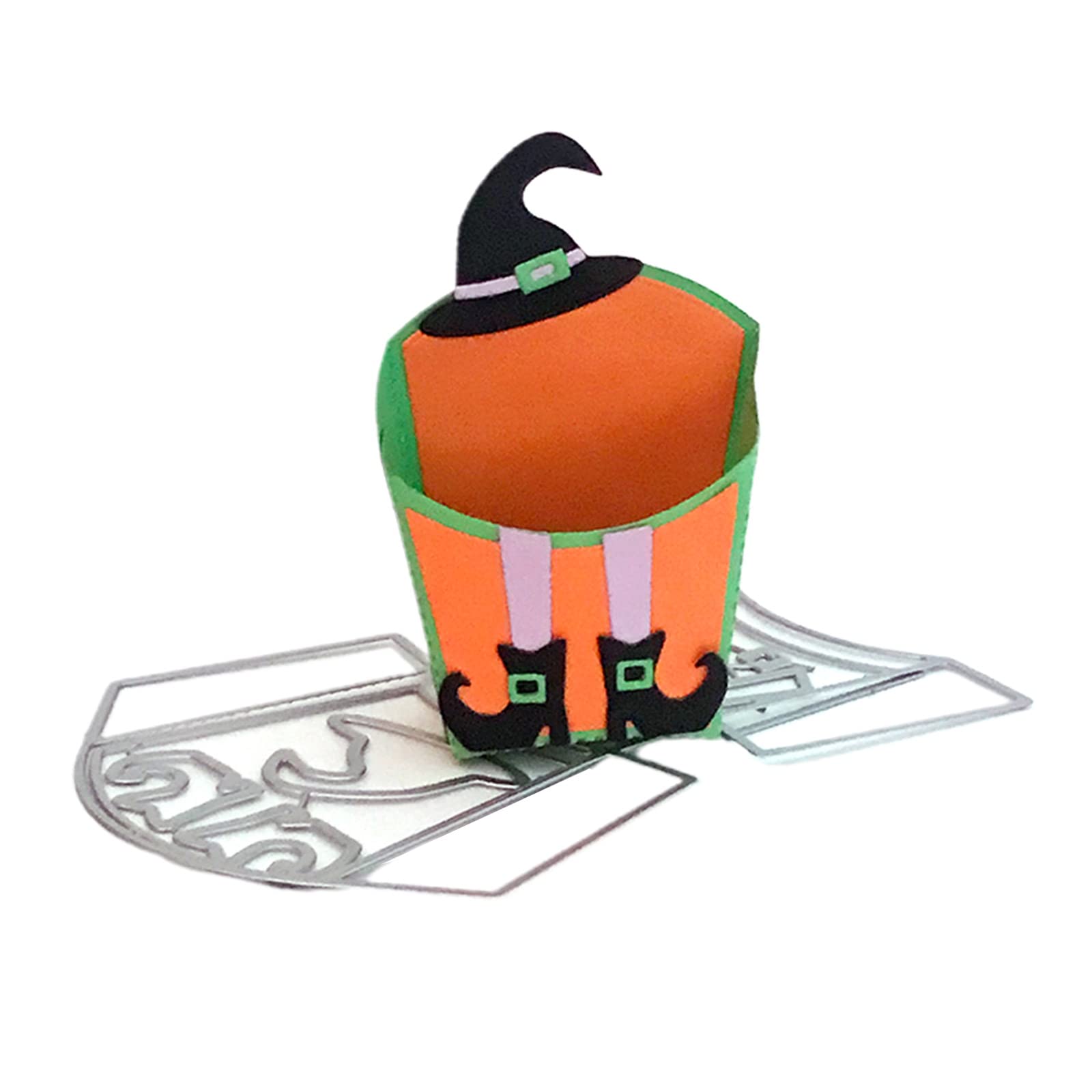 Khzen Halloween Box Metal Cutting Dies Photo Album Decoration Accessories For Journal Diary Decoration