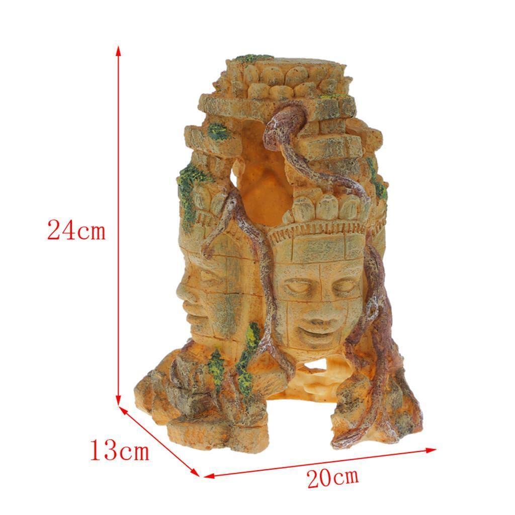 Sharplace Terrarium Aquarium Dekoration, Buddha Höhle, Versteck