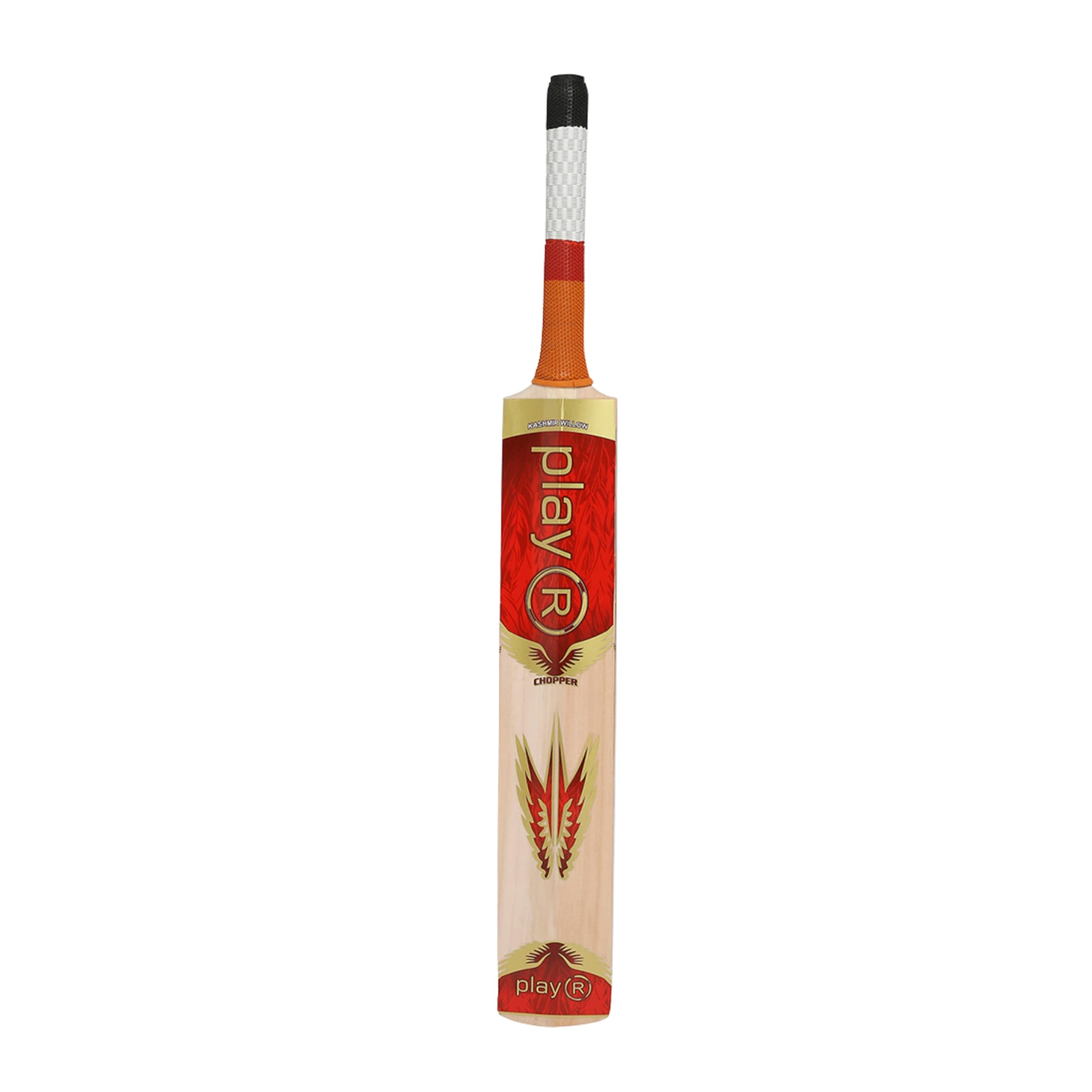 playR Chopper Kashmir Willow Cricket Bat – Premium Lightweight Bat for Power Shots, Durable & High-Performance for Training, Casual, Club Matches, All-Season Play, Pro-Level Cricket – Size 6