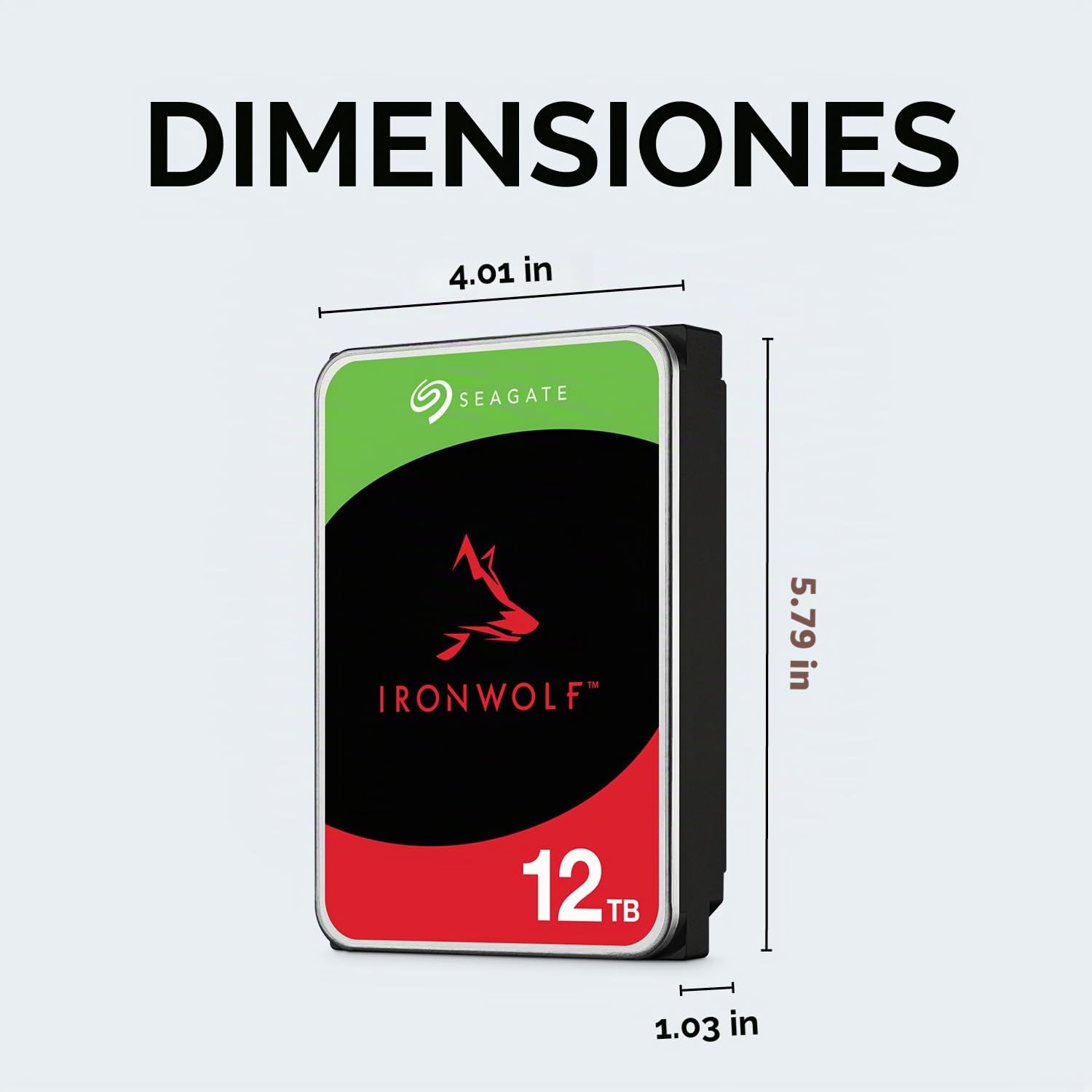 Amazon.com: Seagate IronWolf 12TB, Disco Duro Interno, para NAS