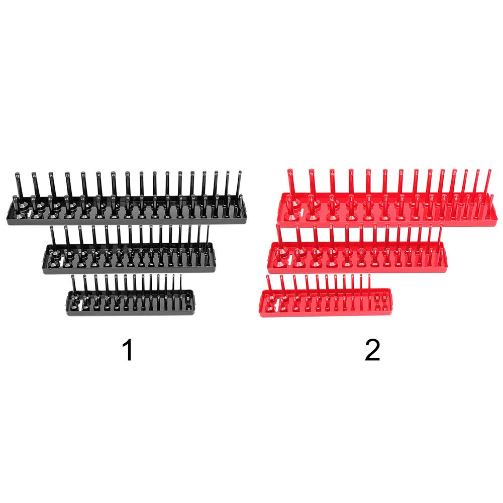 Mayouko Steckschlüssel-Organizer Set – Für 1/4" & 3/8" Antrieb, SAE & Metrisch, Magnetisch