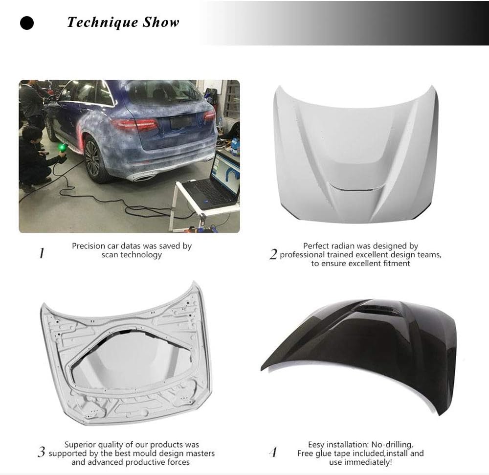 fits BMW 2 Series F22 220i 228i M235i F87 M2 Coupe 2014-2018 Carbon Fiber Front Engine Bonnet Hood Cover Bodykit