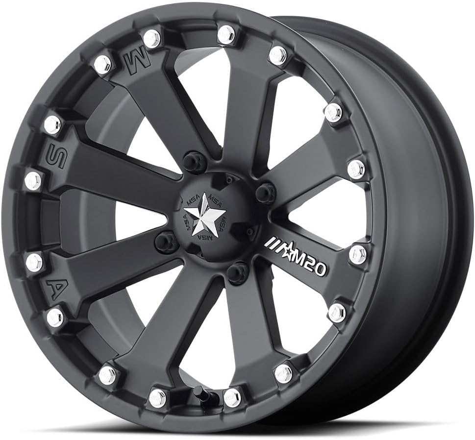 MSA Offroad Wheels MA20 16X7 4X137 S-BLK 00MM - M20-06737