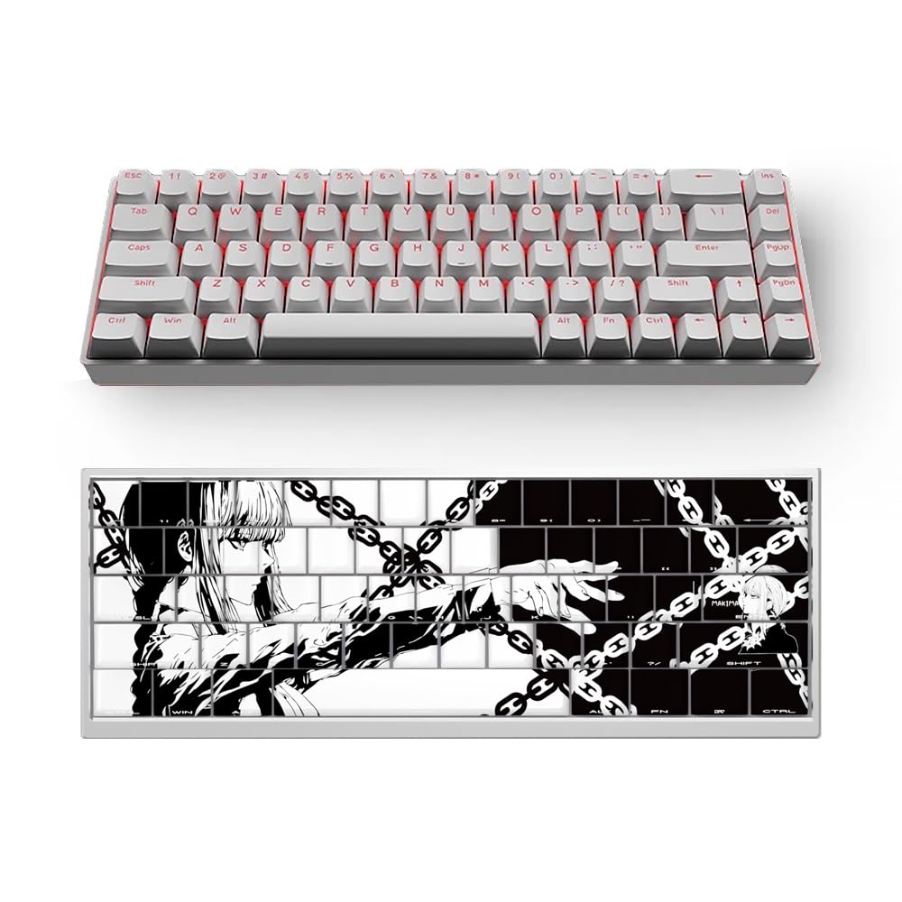 IYX MU68 PRO ラピッドトリガーゲーミングキーボード ホワイト 