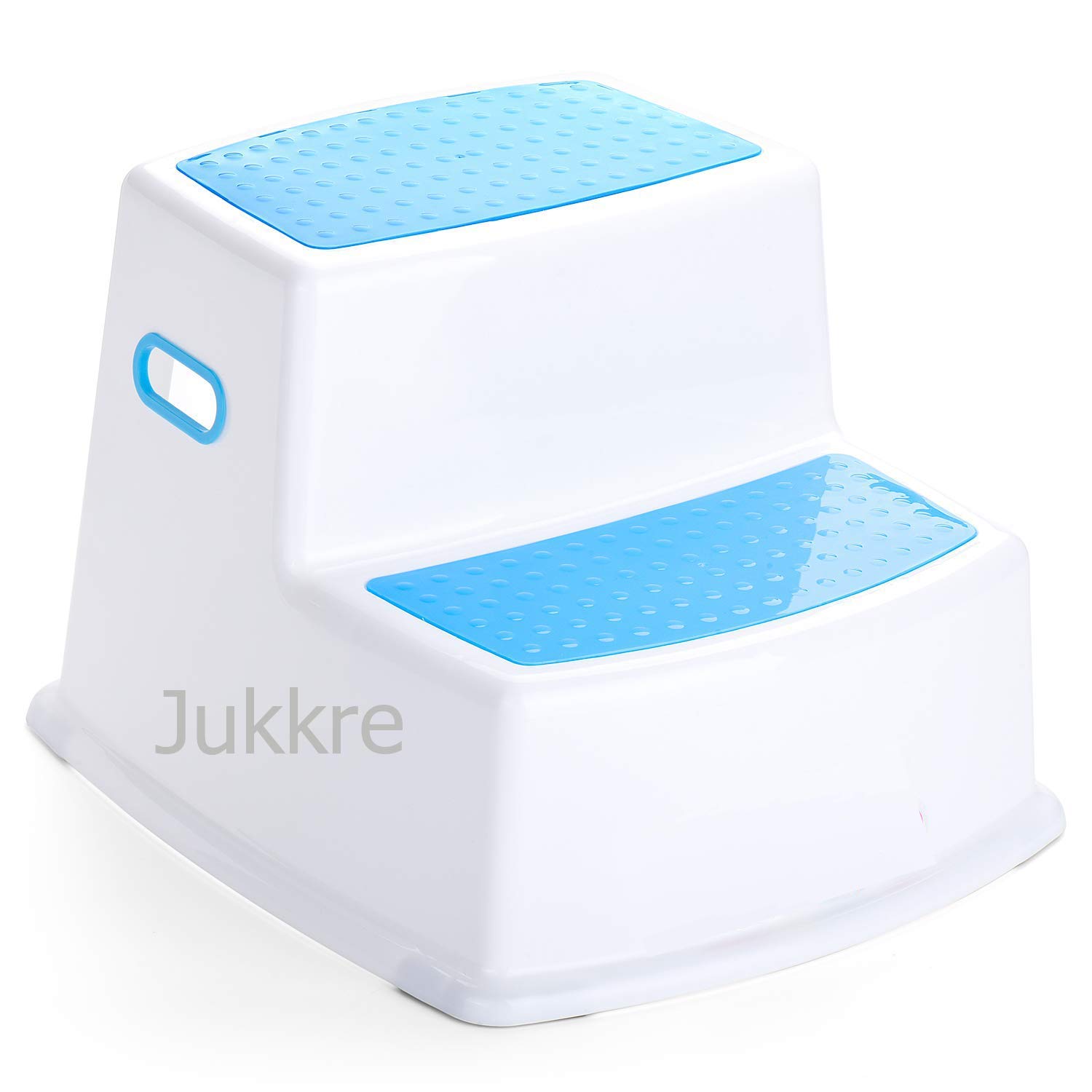 2 Step Stool for Kids | Toddler Stool for Toilet Potty Training | Slip Resistant Soft Grip for Safety as Bathroom Potty Stool & Kitchen Step Stool | Dual Height & Wide Two Step