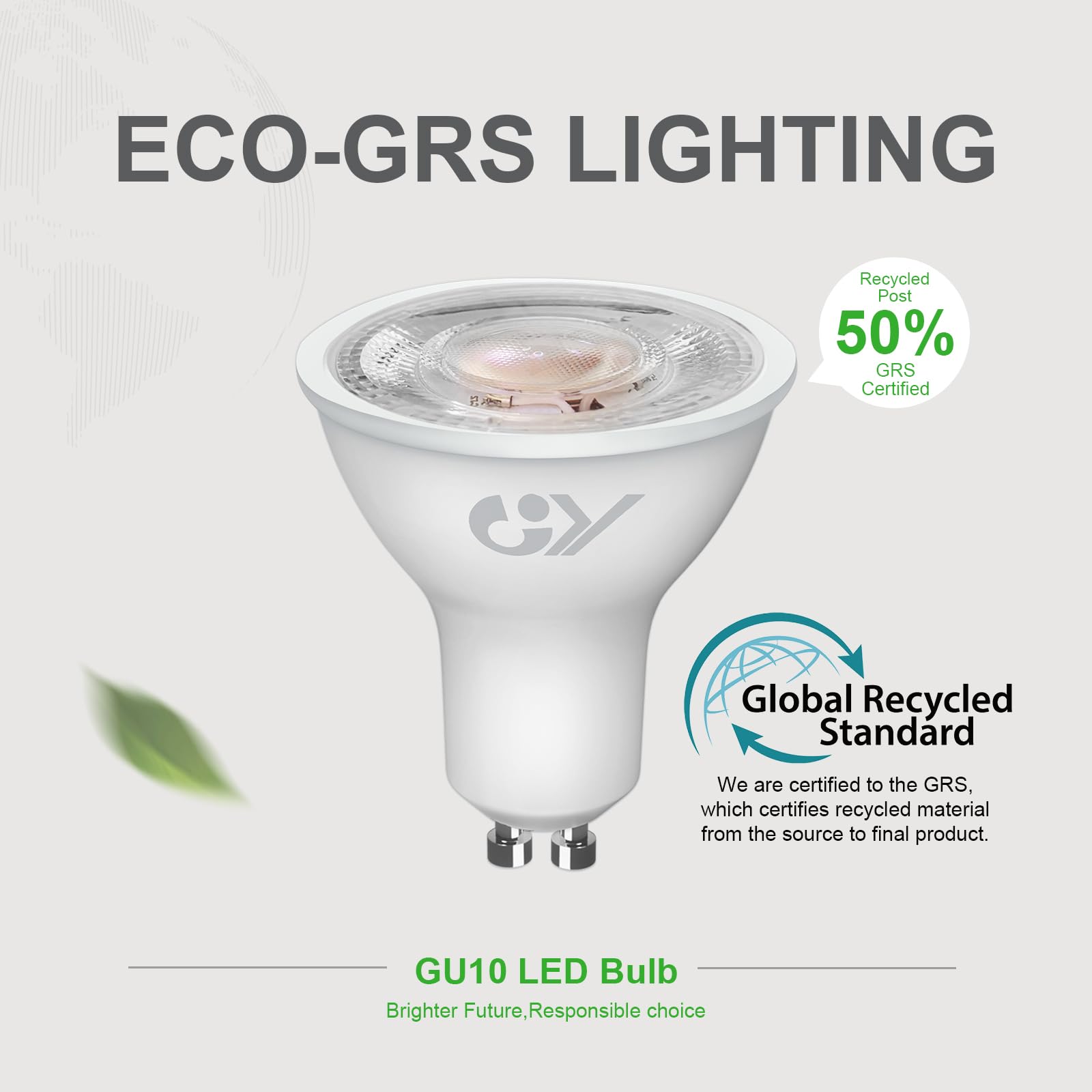 GY Ampoules GU10 LED Spot Classe A, 805LM Blanc Chaud 2700K，4,5W Équivalent 100W GU10 36° (Faisceau Étroit), Efficacité Energétique, Non-Dimmable, Lot de 12
